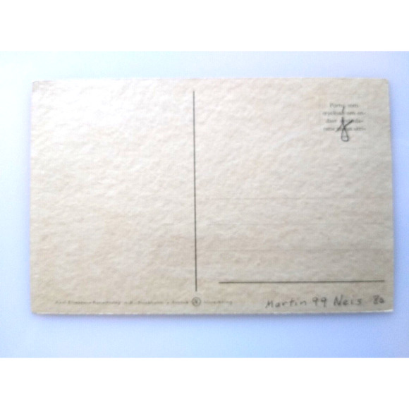 Easter Witch Postcard Glad Pask Rooster Steals Broom And Tea Pot Curt Nystrom - Picture 3 of 3